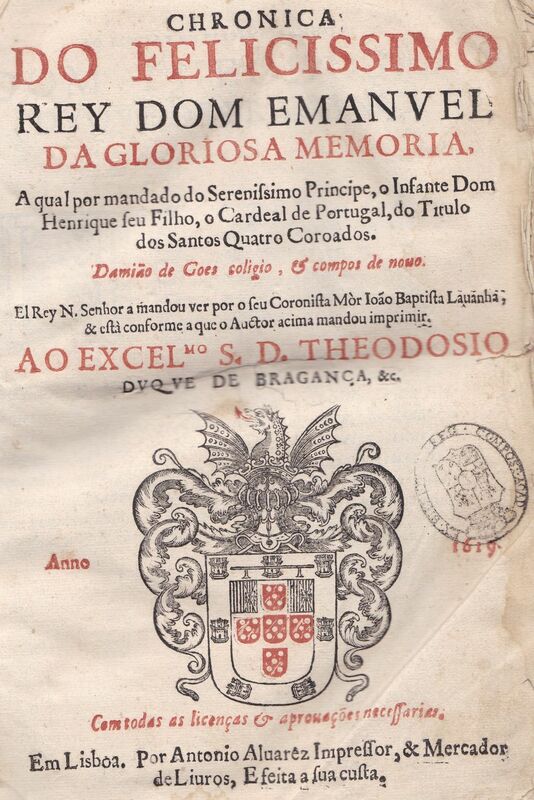 Chronica do felicissimo rey Dom Emanuel