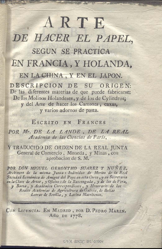 Arte de hacer el papel