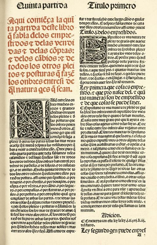 Las Siete partidas de Alfonso X el Sabio, con las adiciones de Alfonso Diaz de Montalvo