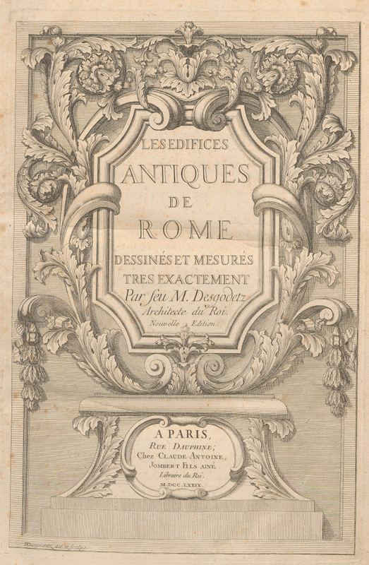 Les edifices antiques de Rome